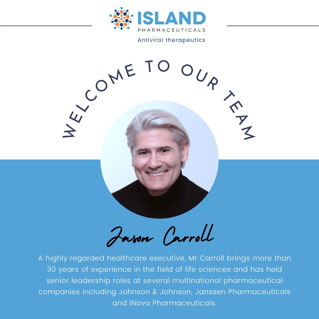 IslandPharma's tweet photo. ICYMI: 📢 $ILA welcomes Jason Carroll as Non-Executive Chairman. With 30+ years in life sciences, incl. J&amp;J &amp; Janssen, he brings strong R&amp;D and strategy expertise. A major shareholder, Jason supports ILA’s mission to develop a #denguefever treatment. More: https://t.co/FD6pHoBCF9 https://t.co/1QDzLvI1J6