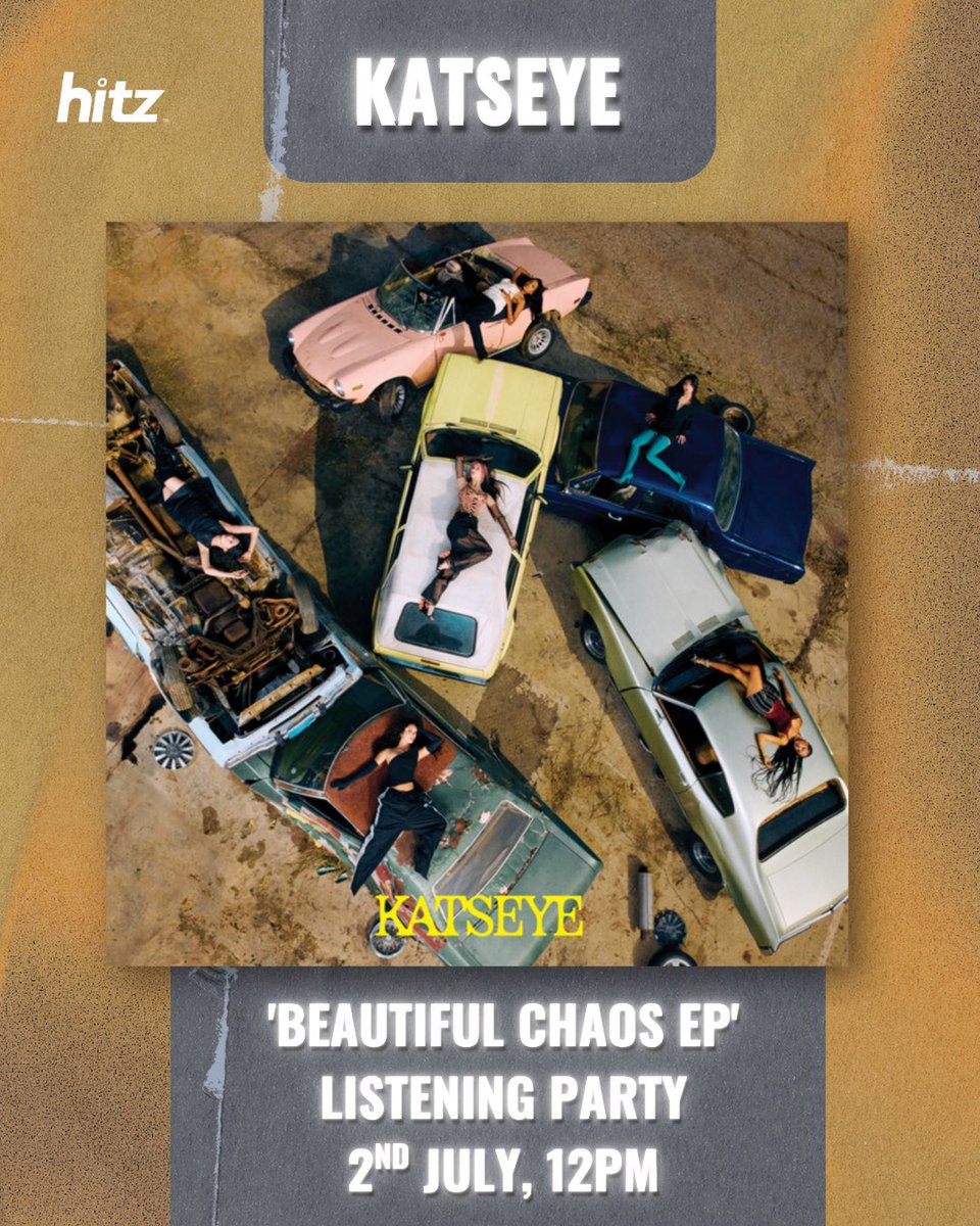 💥 IT’S GONNA BE GNARLY, HITZ fam! 💥

We’re cranking up the chaos with a Katseye “Beautiful Chaos” EP Listening Party and you’re invited to feel the madness 🤘💅

Catch it LIVE on HITZ Days, July 2nd at 12PM 

Stream it on hitz.com.my or the #HITZapp
#Katseye