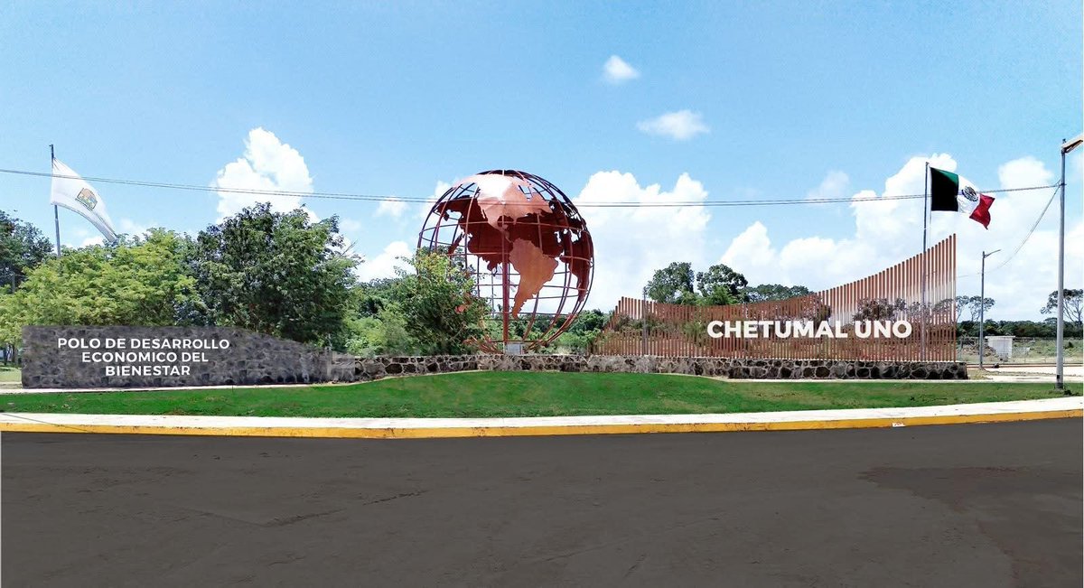 ¡Es oficial! El Polo de Desarrollo Económico para el Bienestar en #Chetumal ya fue publicado en el Diario Oficial de la Federación. 

Un hecho histórico que marca el inicio de una nueva etapa de empleo, inversión y prosperidad para el sur de #QuintanaRoo.

Gracias al impulso de