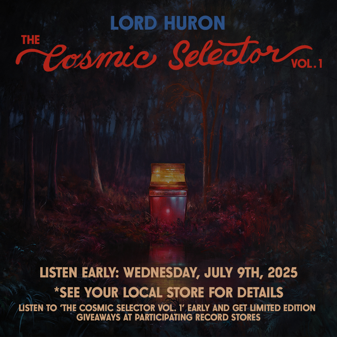 Byrdland Records (@byrdlandrecords) on Twitter photo DC! We're your spot for the pre-release listening party for new <a href="/LordHuron/">Lord Huron</a> album 'The Cosmic Selector Vol. 1' NEXT WED 7/9 at 6 p.m.! Enjoy a sneak peak of the album along with swag, prizes & more! #listentolordhuron
FREE RSVP > link.dice.fm/E194f05c970d DC! We're your spot for the pre-release listening party for new <a href="/LordHuron/">Lord Huron</a> album 'The Cosmic Selector Vol. 1' NEXT WED 7/9 at 6 p.m.! Enjoy a sneak peak of the album along with swag, prizes & more! #listentolordhuron
FREE RSVP > link.dice.fm/E194f05c970d