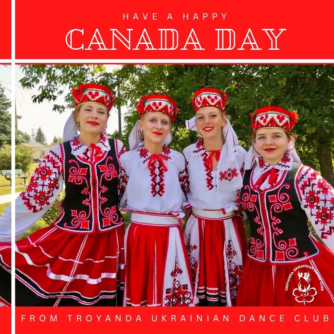 🇨🇦#HappyCanadaDay from Troyanda Ukrainian Dance Club #Lethbridge #YQL #UkrainianDance #CanadaDay2025