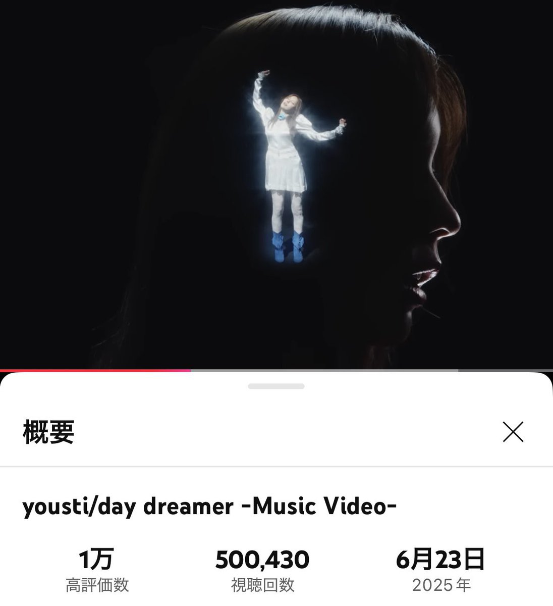 50万回おめでとう🎊🎊

  #yousti_daydreamer