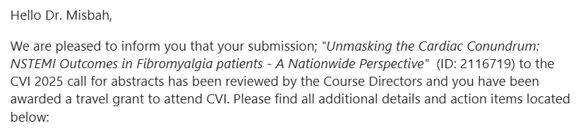 Sarah Misbah, MD tweet media