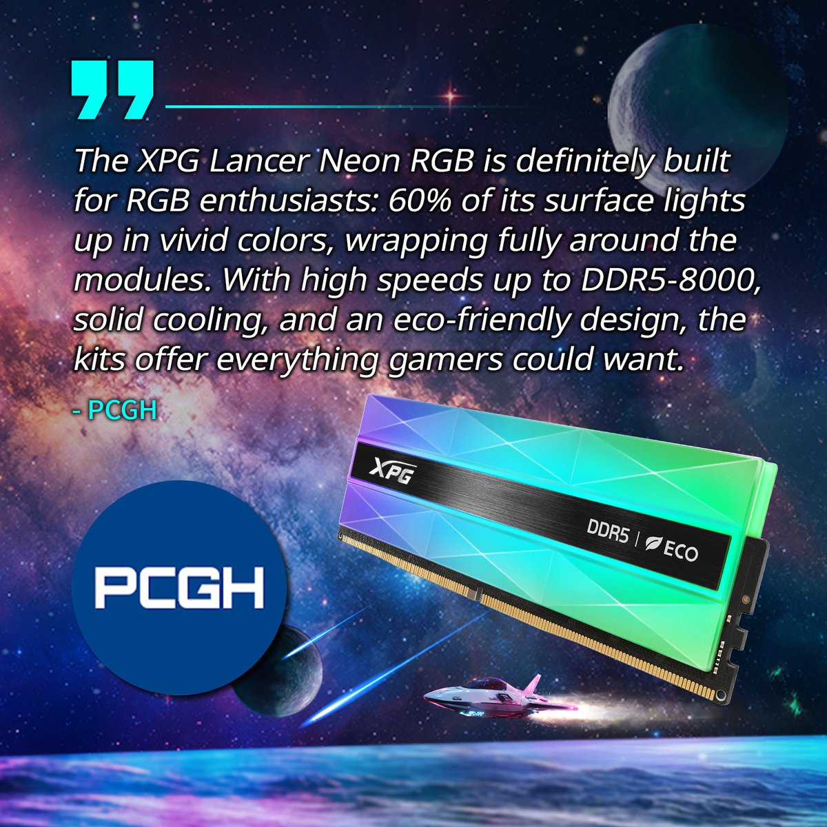 German tech media giant PCGH teamed up with elite overclocker Snakeeyes to push the limits of the LANCER NEON RGB DDR5—and the results are ice cold and blazing fast. 🧊⚡
🎥 Watch the full video now:🔗 event.xpg.com/dram-overclock…

#levelupyourgame