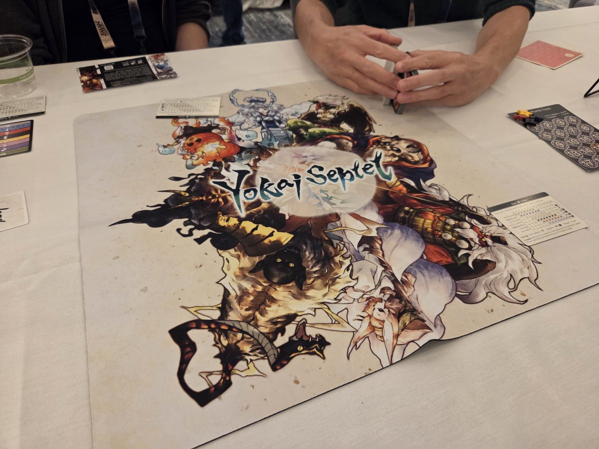 Caduceus613's tweet photo. I had a good time play testing some new games as well! Games nowadays all look so gorgeous 🔥 https://t.co/JBxVNfdyQL