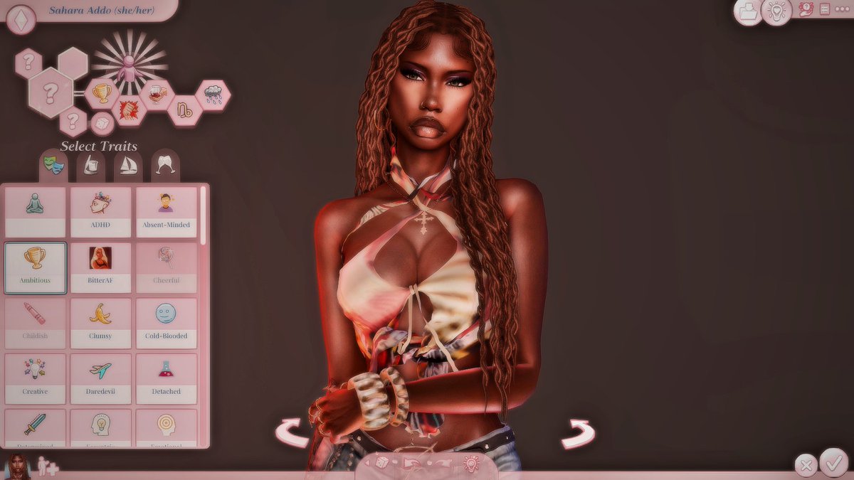 Sahara Addo 💖🇬🇭  #ShowUsYourSims