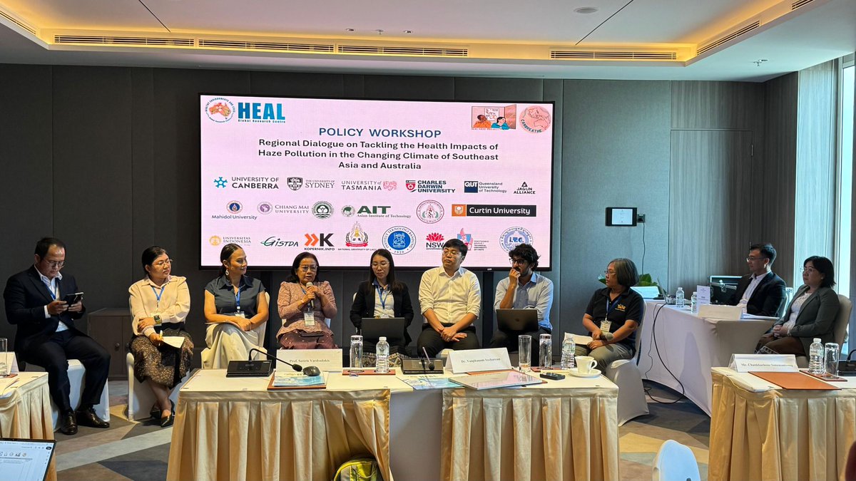 HEALenviron's tweet image. SE Asia Day 11 | Vientiane - Regional Policy Workshop on Tackling the #Healthimpacts of #Hazepollution in Southeast Asia & Australia.
>40 delegates discussed transboundary haze, #climatechange #publichealth to empower vulnerable communities, prioritize local adaptation strategies