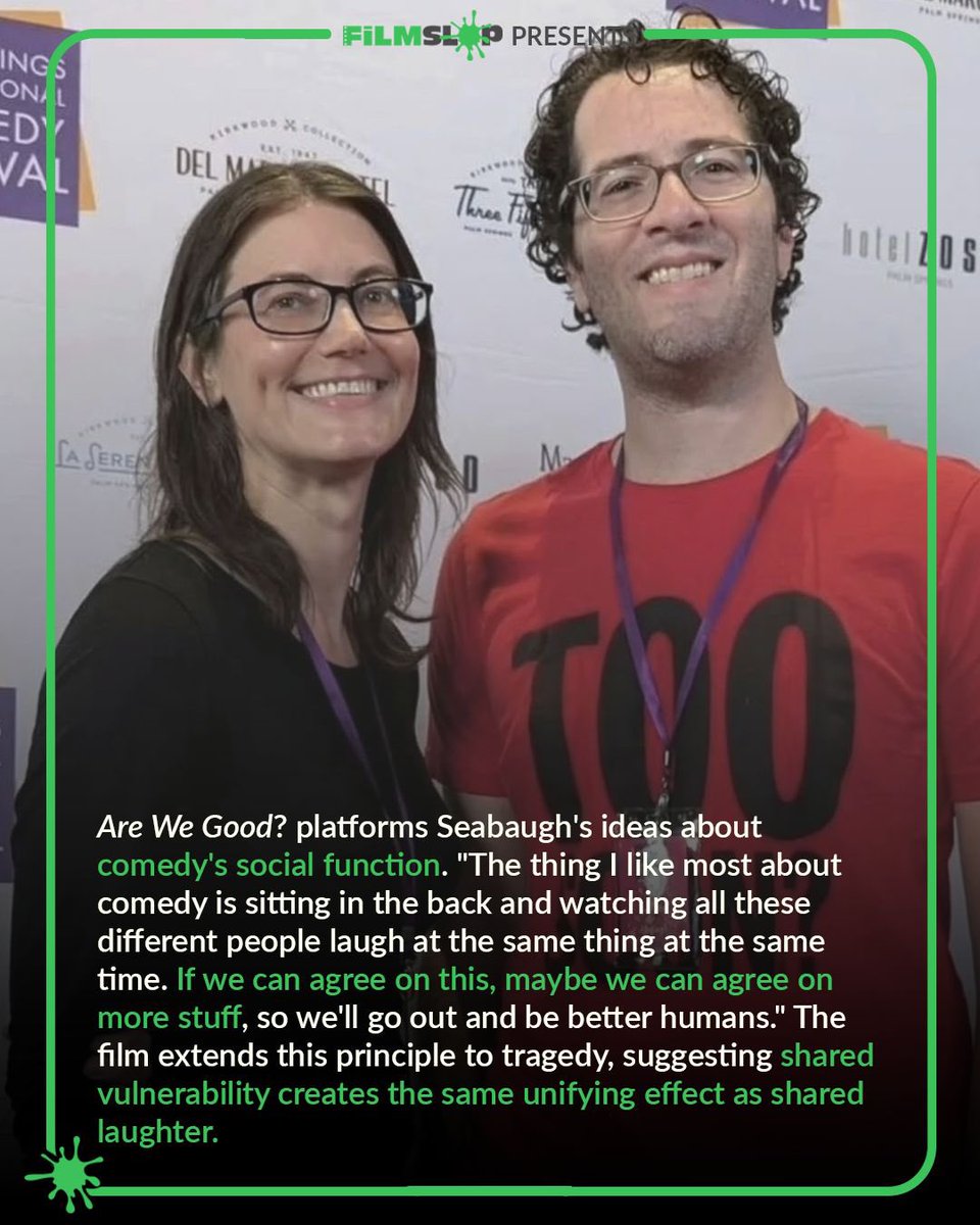filmslop's tweet image. Read our interview with Julie Seabaugh, comedian and producer of “Are We Good?,” a documentary that follows Marc Maron after the death of his partner. Thank you to Julie for sitting down with us!