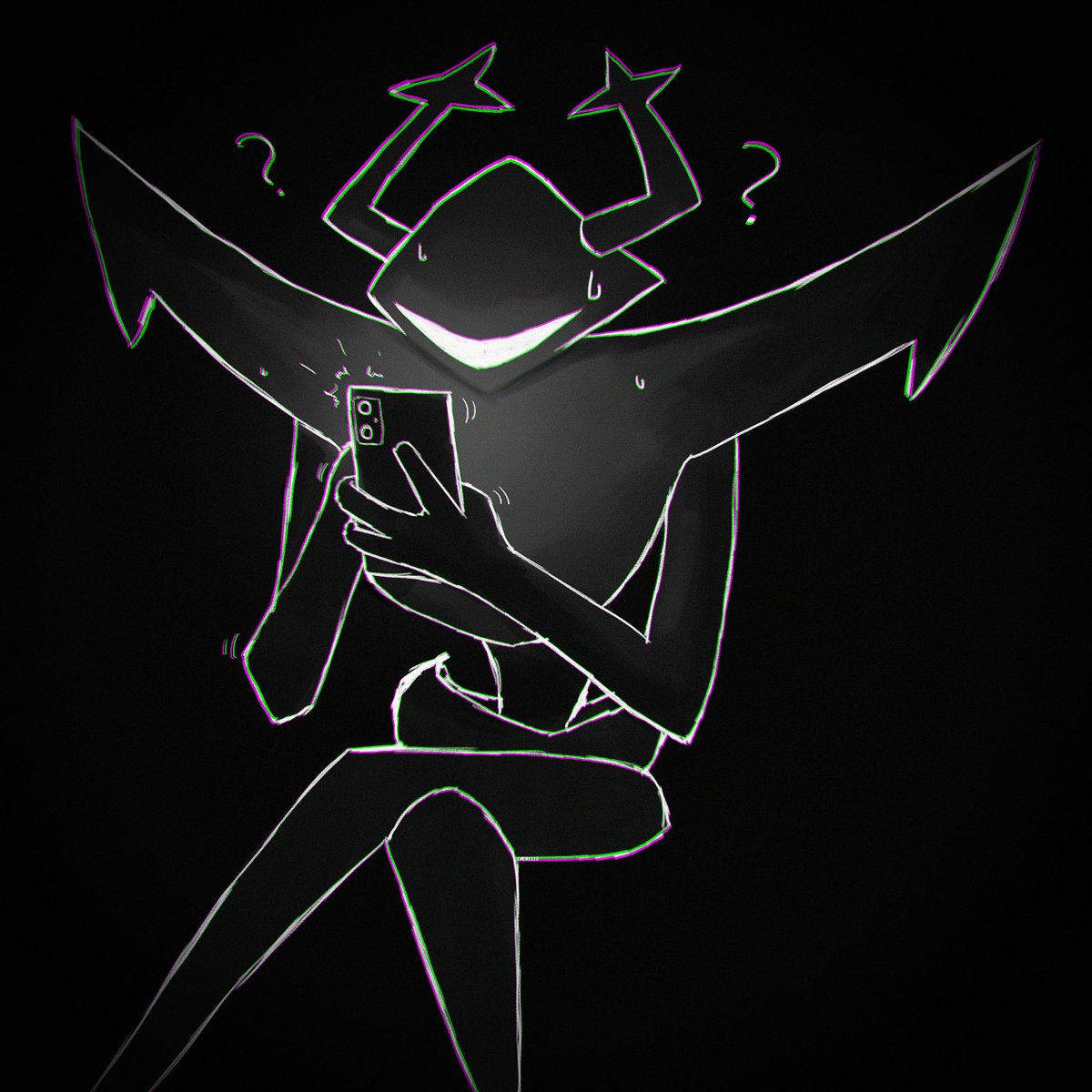 LRED1111's tweet photo. Learning how to send messages #deltarune https://t.co/sZVOPud3Jj