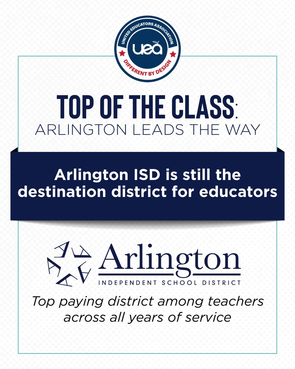 ArlingtonISD's tweet image. We offer top-tier pay across DFW, free professional development and strong partnerships with pro sports teams and local colleges. #ArlingtonISD #Education

⭐ Apply now at: aisd.net/jobs.