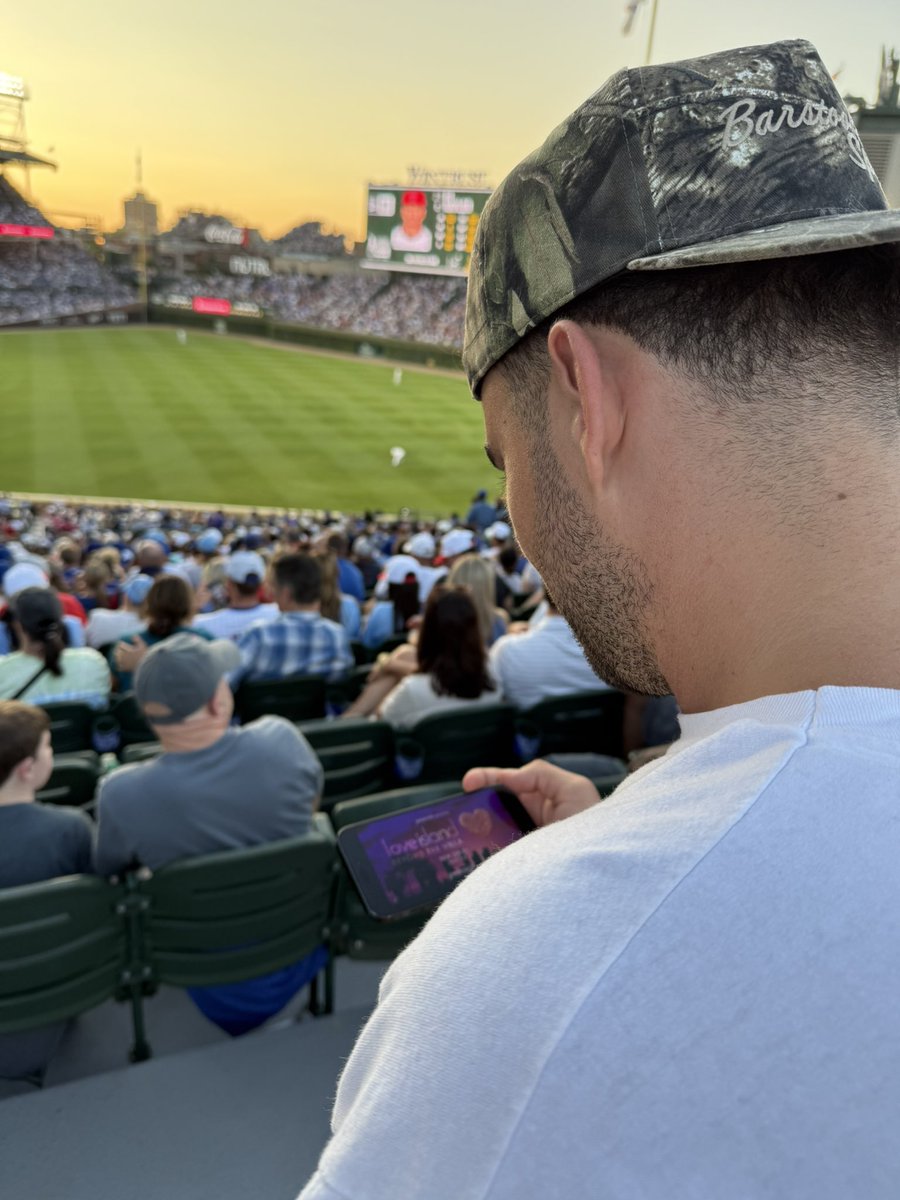 mireshpatel's tweet image. kids these days can’t even enjoy a baseball game without their love island. smh