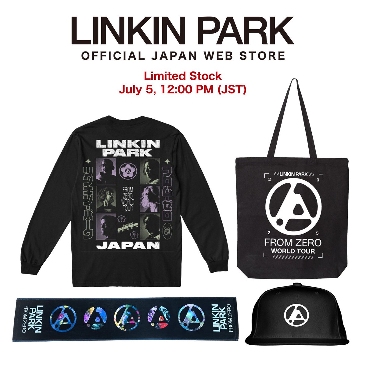 peace_and_after's tweet image. 【LINKIN PARK JAPAN OFFICIAL WEB STORE OPENS】
linkinpark.jp
▼Pre-order / Limited stock
LINKIN PARK @linkinpark
×
Peace and After
▼Available
12:00 pm JST Saturday 7/5/2025
- 11:59 pm JST Saturday 7/12/2025
▽Limited re-stock
LINKIN PARK FROM ZERO WORLD TOUR…