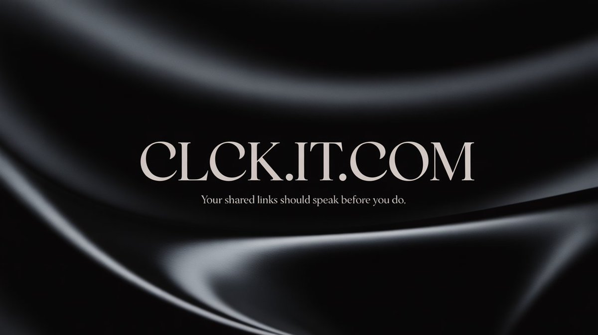 DigHighStatus's tweet image. Your shared links should whisper power before you say a word. 
- clck.it.com