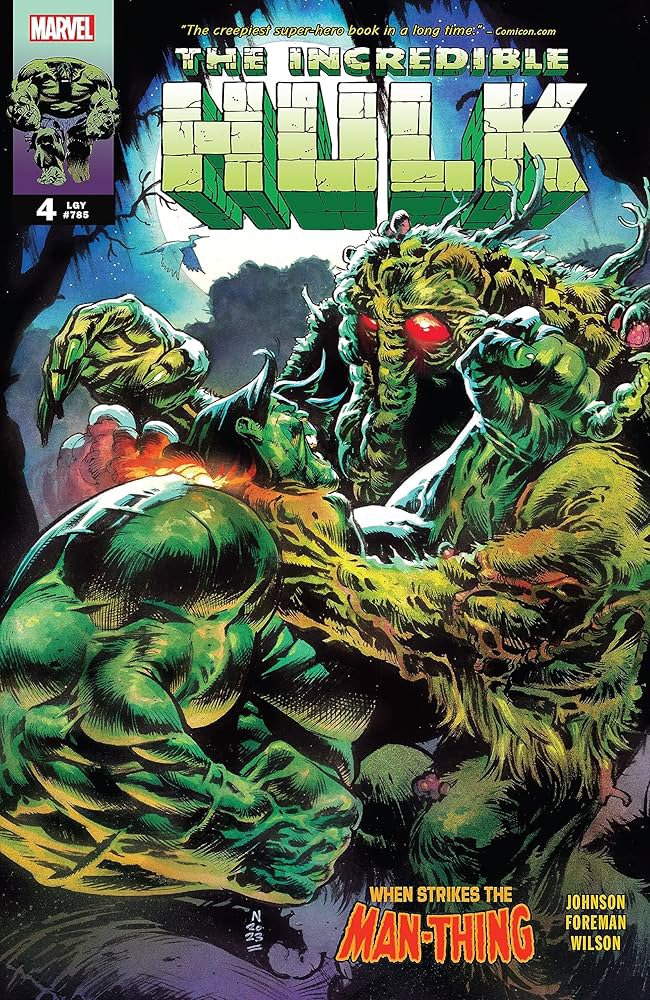 DMBlinded's tweet image. Just watched some videos on the current Incredible Hulk run and man… this shit goes HARD. Hulk’s out here brawling with WWII Ghost Rider, Man-Thing, and Werewolf by Night. The art is beautifully disturbing. Yeah, I’m diving in.