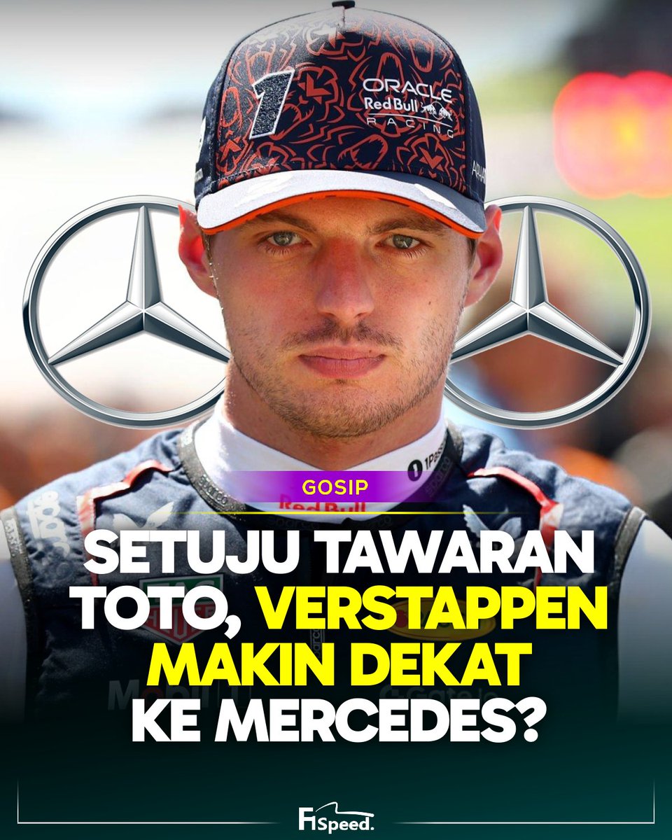 f1speed_indo's tweet photo. 🚨 Max Verstappen dikabarkan menyetujui tawaran Toto Wolff untuk angkat kaki dari Red Bull dan pindah ke Mercedes untuk musim 2026.

Hanya saja langkah Toto Wolff masih terhalang oleh jajaran direksi Mercedes yang belum memberikan lampu hijau.

Perubahan regulasi 2026, faktor tebusan finansial yang mahal, dan duet George Russell & Kimi Antonelli yang bekerja cukup harmonis sekarang jadi alasan direksi Mercedes masih mempertimbangkan perekrutan Verstappen.

Pembalap Belanda tersebut masih punya kontrak sampai 2028. Tapi dengan performa Red Bull yang angin-anginan musim ini, ada peluang dia aktifkan klausul performa untuk akhiri kontraknya lebih awal.

Klausul ini diyakini bisa aktif jika Max Verstappen terlempar dari posisi tiga klasemen pembalap. Deadline dari klausul tersebut belum diketahui pasti, tapi dengan gap Verstappen dengan Russell di tempat keempat sekarang cuma 9 poin saja, jelas kalau posisinya cukup genting.