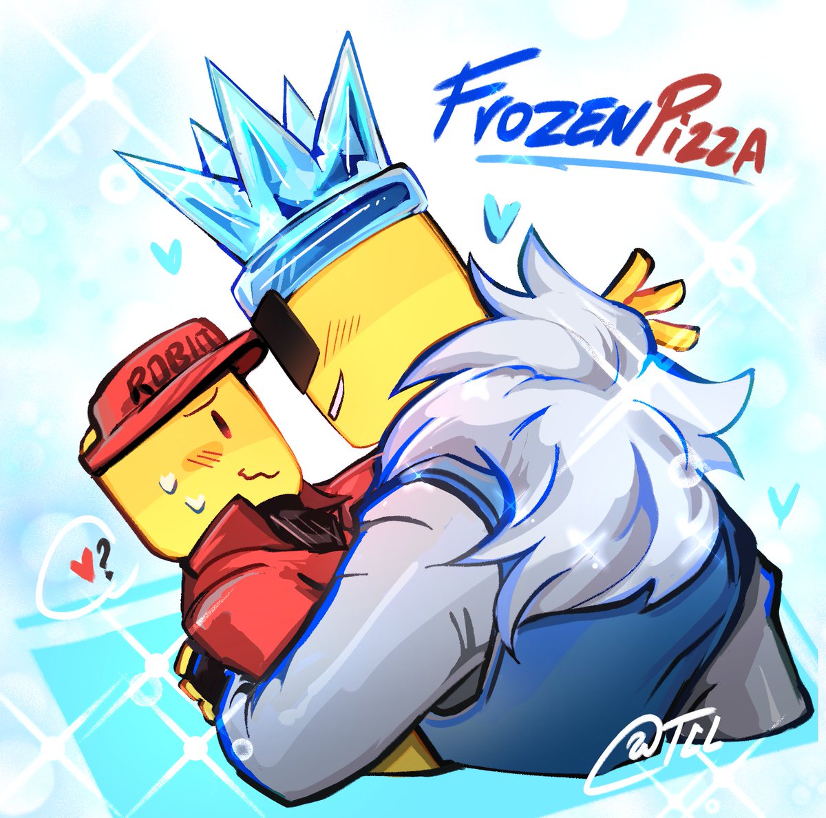 thecatlupe's tweet image. ✧ It's getting cold☕🐈
#Forsaken
#frostbite #frozenpizza #elliot #itrapped