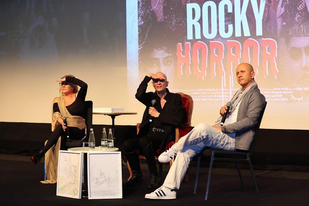 WorldOfWonder's tweet image. Now slaying in Auckland, NZ! 👠🇳🇿

Strange Journey: The Story of Rocky Horror opened @docedge with Linus O’Brien and his father, Rocky Horror writer Richard O’Brien, in convo with Margot Station

Produced &amp;amp; directed by Linus O’Brien, Executive Produced by @fbailey &amp;amp; @RandyBarbato