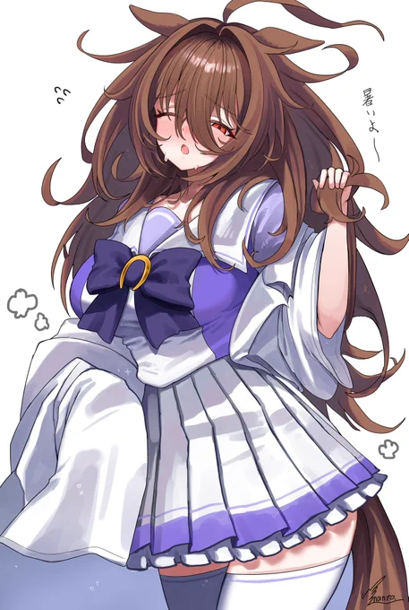 髪が伸びちゃったタキオン