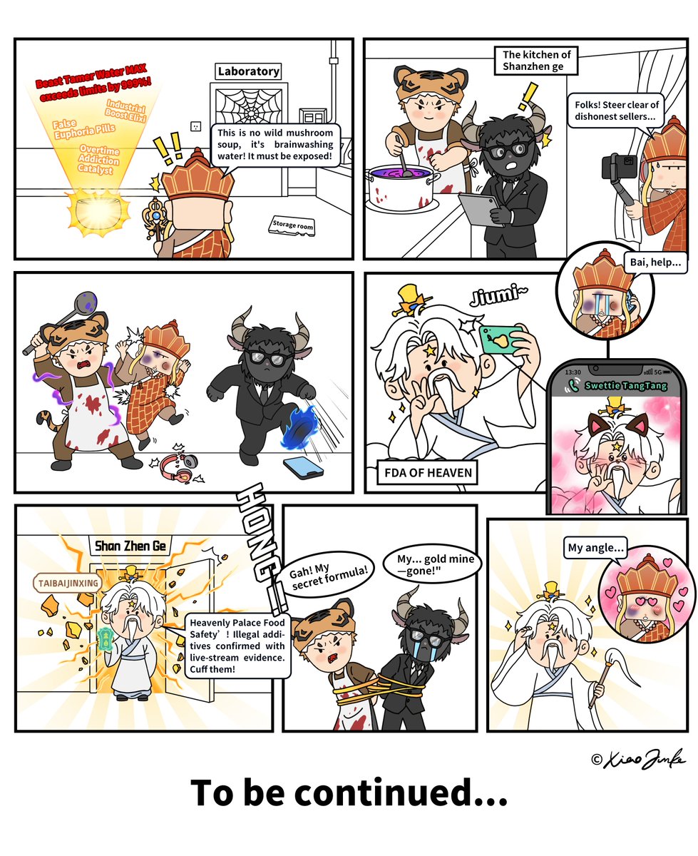 #TheNewJourney Comic Alert🚨
Tang Sanzang EXPOSES shady soup vendor! ⚡️
Gets beaten → Calls MYSTERY SAVIOR☎️
#WEBCOMIC #TangSanzang #Taibai