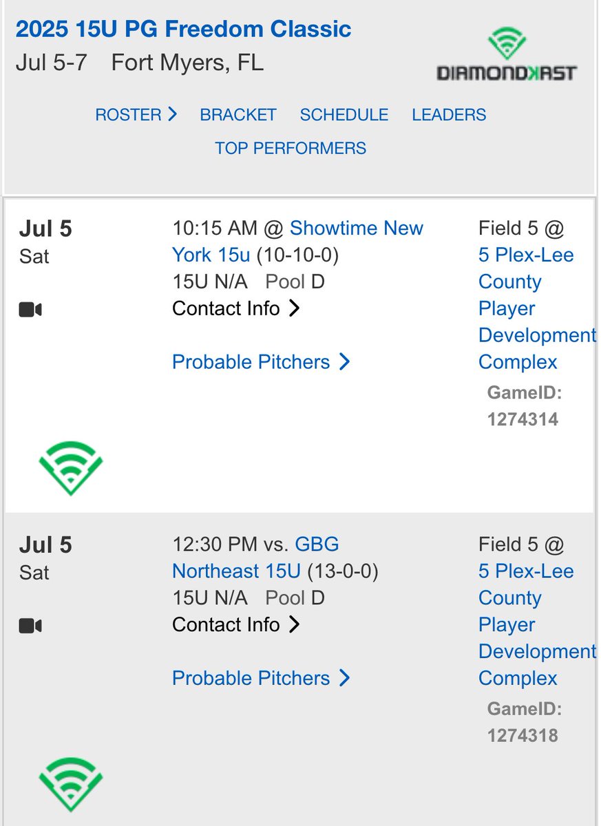 PRIMAL 9 (@primal9baseball) on Twitter photo P9 Schedule for this weekend <a href="/PG_Scouting/">Perfect Game Scout</a> Freedom Classic #collegebound #uncommitted P9 Schedule for this weekend <a href="/PG_Scouting/">Perfect Game Scout</a> Freedom Classic #collegebound #uncommitted