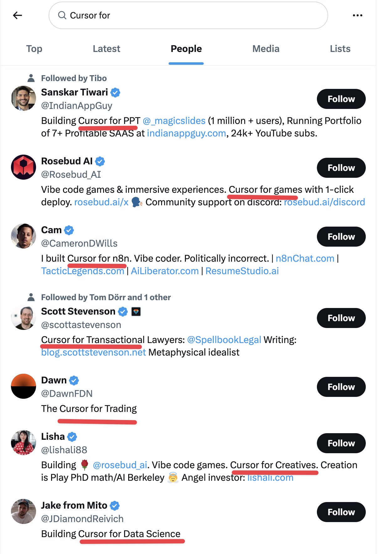KIWI on X: 学到了一个新文案，Cursor for xxx 。简简单单三个单词一下就让用户知道你是做什么的。不得不说cursor 是 真的成功且深入人心，硬生生把这个简单的单词变成了含义丰富的代名词。我刷到最离谱的一个是“空气炸锅是