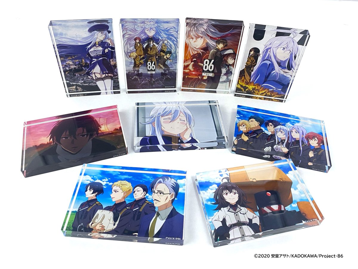 オリジナルアクリル画 86―エイティシックス―』美麗な原作イラスト使用のキャラファイングラフ