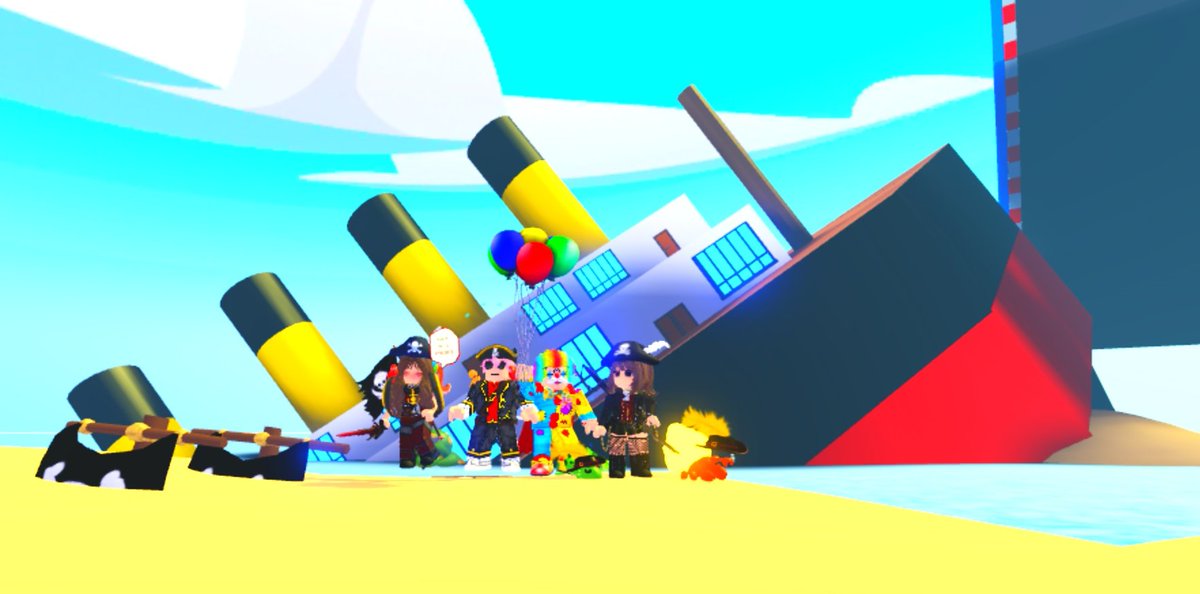 Day 1 of training to be pirates to defeat the Kelp Raiders!! #adoptme 

w/ <a href="/GrandpaHamAM/">Grampy</a> <a href="/CookieFan39662/">𝓚𝓲𝓷𝓰 𝓫𝓸𝔀𝓼𝓮𝓻🍉🔥</a> <a href="/Jennabeanie/">Bean</a> 🏴‍☠️🌴☀️

We sank both our ships... one of them sank in the sand.. somehow.. 😵‍💫

Come back tomorrow for day 2!!