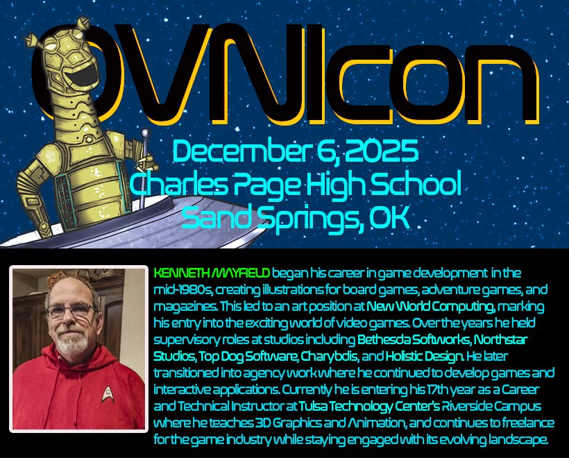 nealiios's tweet image. One of my very best friends -- and the person who dragged me into the games industry in the first place -- will be one of our guests for our upcoming OVNIcon convention on December 6th! #games #Oklahoma #Convention #3DGraphics #TulsaTech #NewWorldComputing #KingsBounty