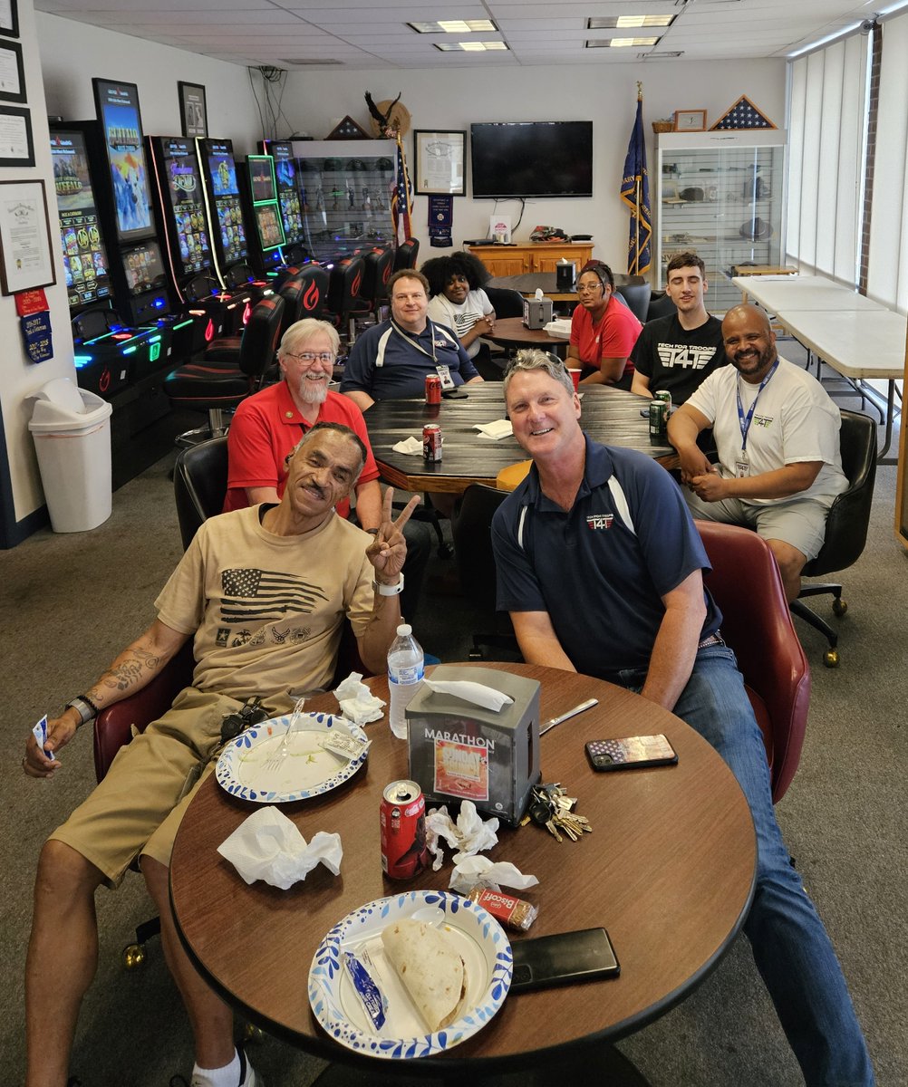 Big thanks to George Gagnon, a valued member of the #Tech4Troops team, for hosting us for #TacoTuesday at VFW Post 6364 where he’s also a proud member. It was a real treat to get out for lunch and be welcomed by such a warm &amp; supportive #Veterancommunity. #SupportVeterans #RVA