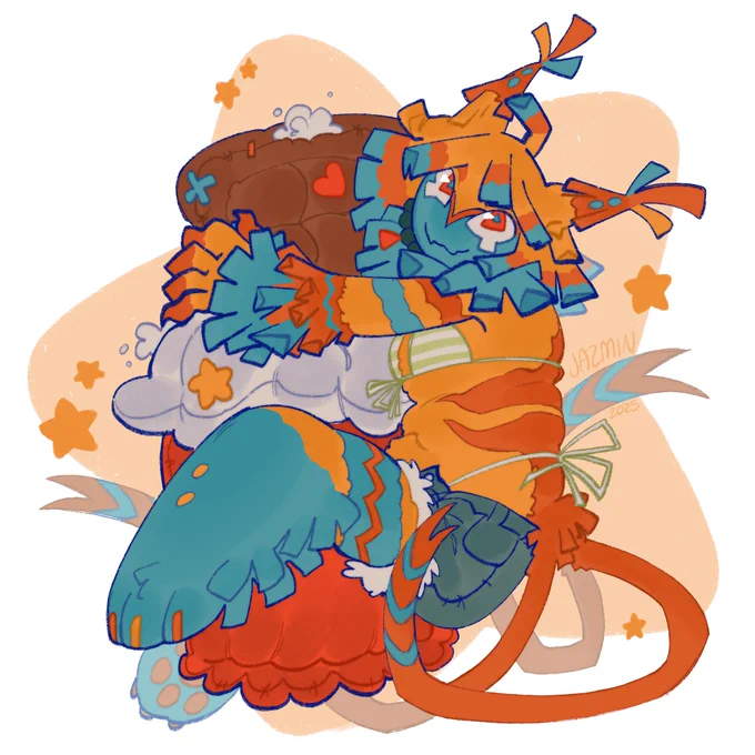 First artfight attack! Confetti For: #artfight2025 #Artfightteamcrystals