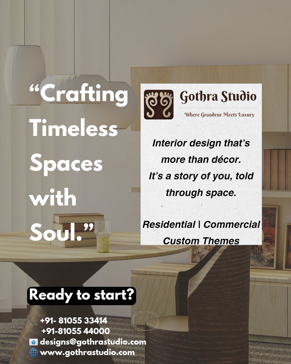 gothrastudio's tweet image. #InteriorDesignStudio #InteriorDesign #HomeDecor #DesignInspiration #SpaceStyling #InteriorStyling #CreativeSpaces #HomeMakeover #DesignTrends #Interiors #InteriorDecorating #DesignGoals #InstaHome #decor #ModernDesign #StylishInteriors #HomeDesign