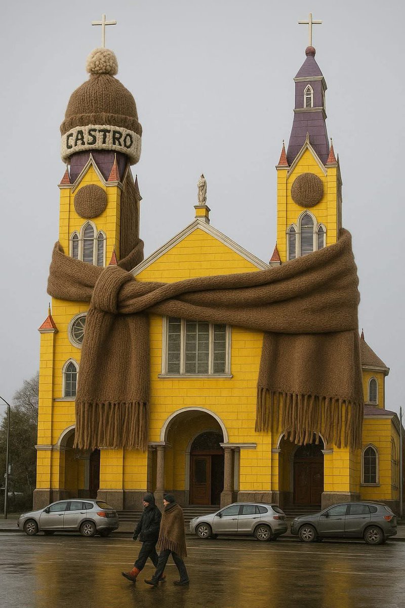 A propósito del intenso frío de varios días por acá en Chiloé,siempre sale a relucir la chispa creativa para expresarla!