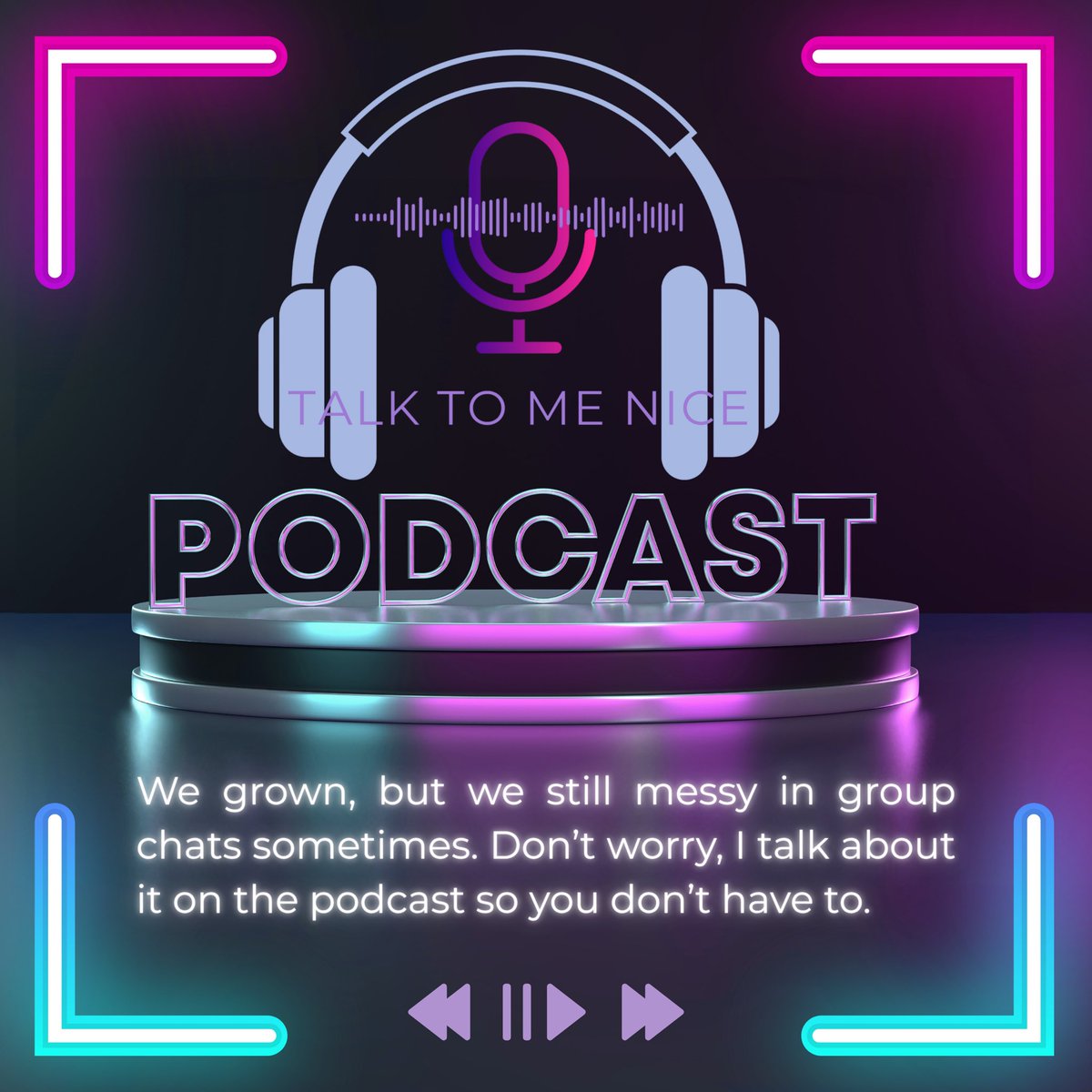 QueenieRenee's tweet photo. Some days I meditate. Other days I screenshot and send it to the group chat like ‘girl look at this.’ Balance 😌 COMING SOON!! 
#PodcastVibes #NewPodcastAlert #TalkToMeNicePodcast HealingButStillPetty #HotGirlWithBoundaries #SisSaidWhatSheSaid #letstalknicebutkeepitreal https://t.co/eKa7mB5fFB