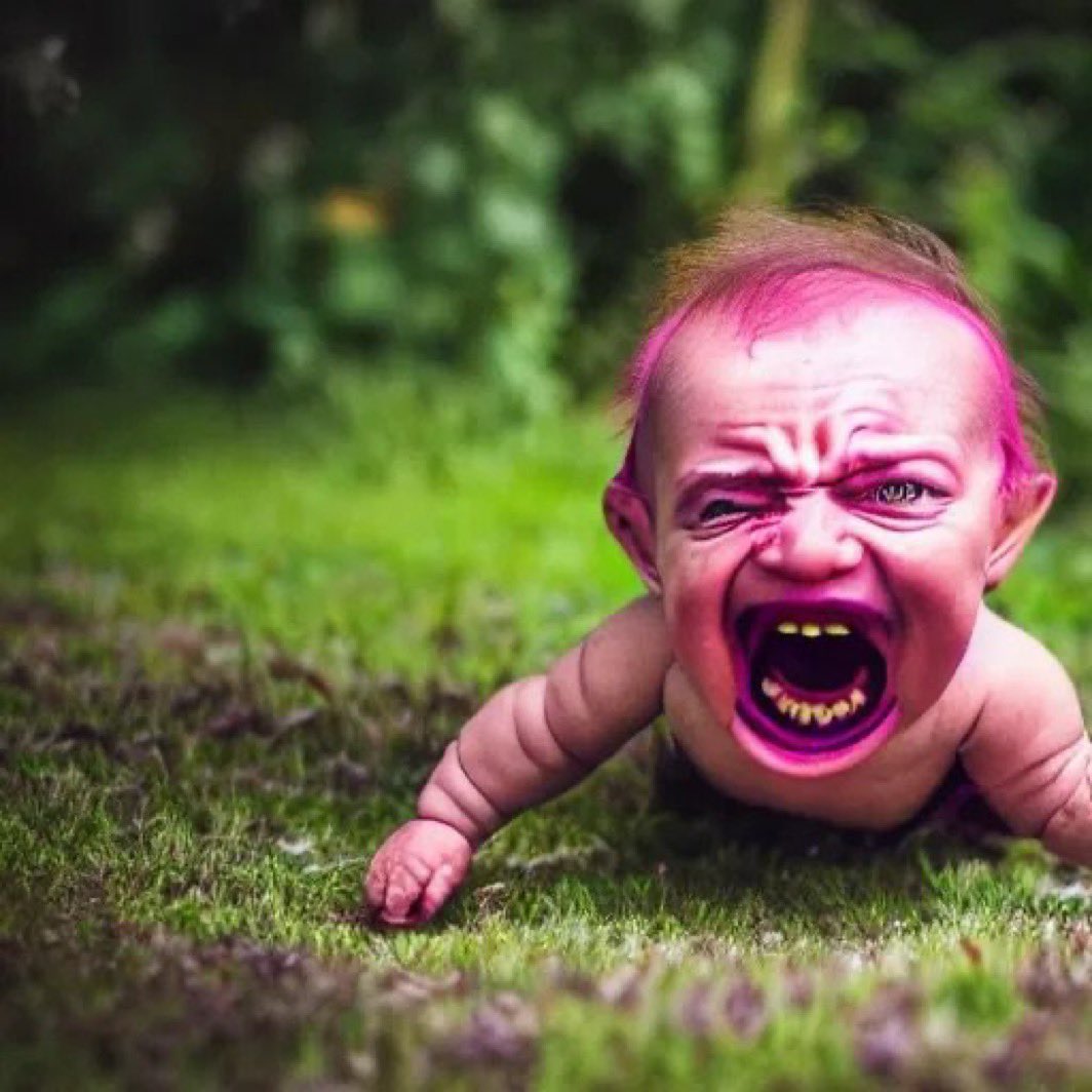 #PurpleZombieBaby 
Don’t let the WOKE trick you, Purple Zombie Baby is blowing up on every platform!!!! The biggest MEME! of July is here…