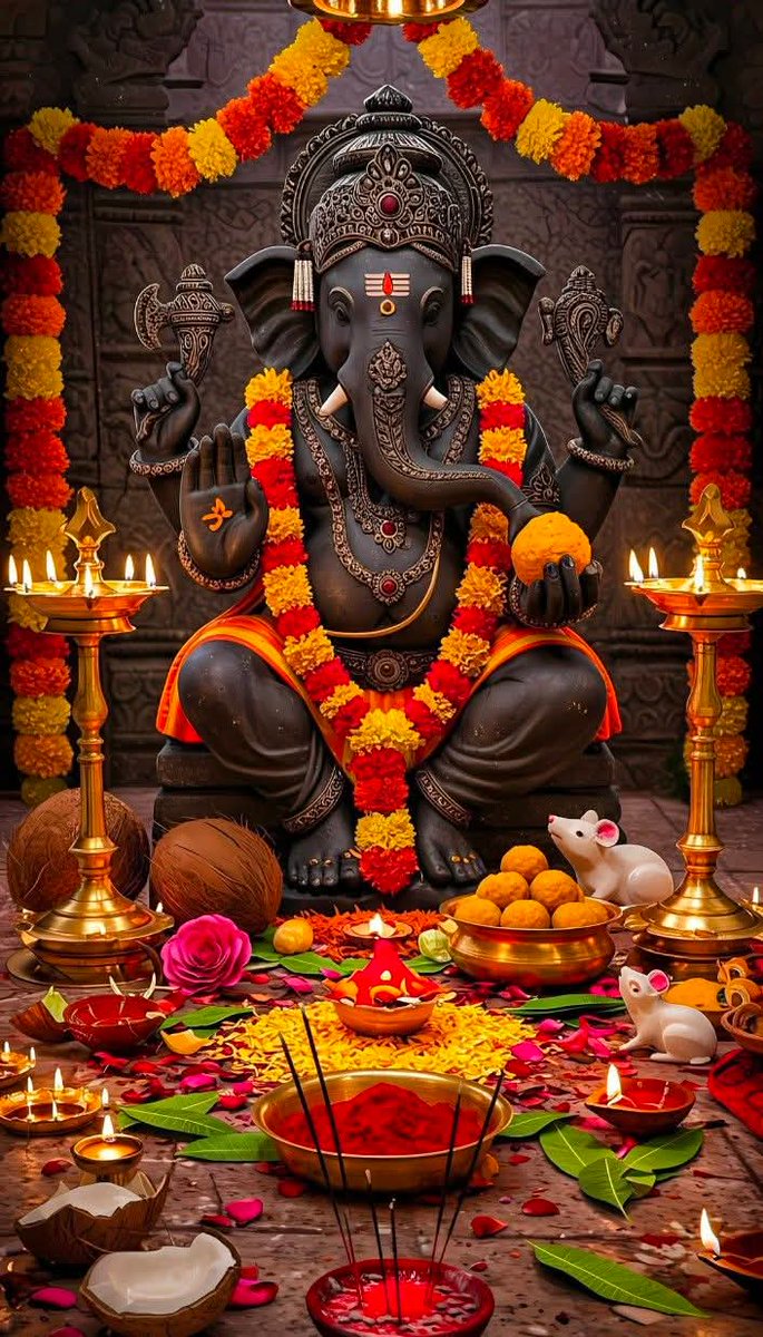 कृपा करत कल्याण-वश, रिद्धि सिद्धि के ईश।
मन के सुमिरै काज शुभ, करते सिद्ध गणेश।।

  मोदक प्रिय मृद-मंगल दाता,  
    विद्या वारिधि बुद्धि विधाता। 
 
#ॐ_गं_गणपतये_नमः🌺
#शुभ_बुधवार_वंदन 🙏
