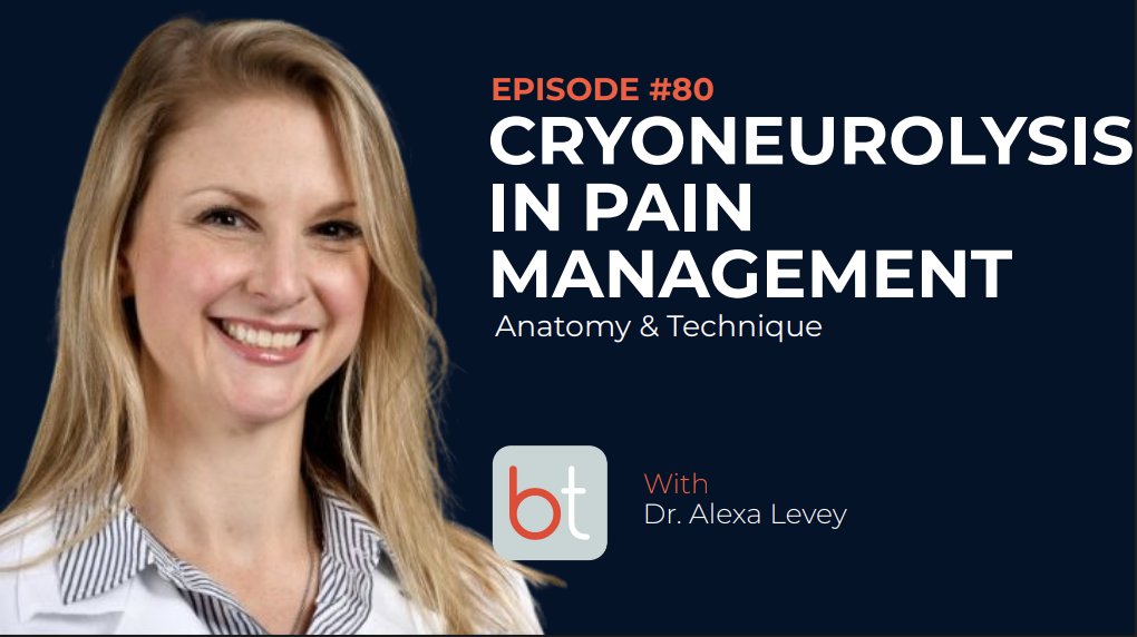 _backtableMSK's tweet image. Where does #cryoneurolysis fit in contemporary pain management? We welcome back Dr @alexalevey for more insight and expertise. #MSK80 OUT NOW! @jacobflemingmd @YaleMedicine #chronicpain #neuritis #painmanagement
🎧🎙️: youtu.be/uBYFDyIqwCM?si…