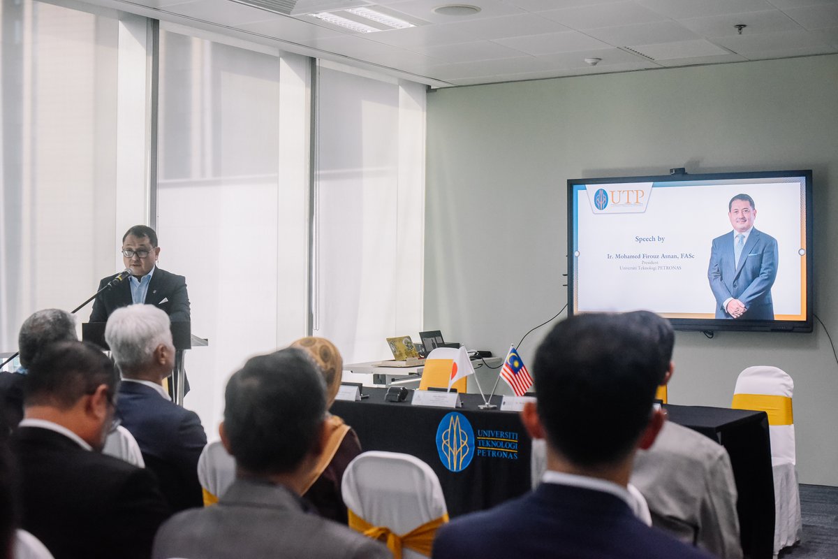 UTPOfficial's tweet photo. On 16 June 2025, UTP &amp; Diamond Gas Holdings (Mitsubishi Corp) launched a bold partnership to drive clean energy, EVs &amp; smart mobility — right from UTP’s campus.

🔗 Full story: https://t.co/aIOMbd9fv2
#UTPinMe #GreenCampus #CleanEnergy #SmartMobility https://t.co/ijeUpzv3s6