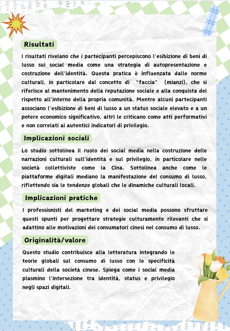 🔍Esplora come gli studenti universitari cinesi percepiscono l’esibizione del consumo di lusso sui social media!💎
#Lusso #socialmedia #Identità #perception
 Leggi il paper su OMGC, Volume 2, Articolo 5: doi.org/10.1515/omgc-2…