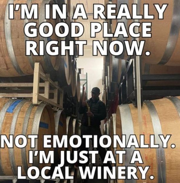 Still cheaper than therapy! #wine