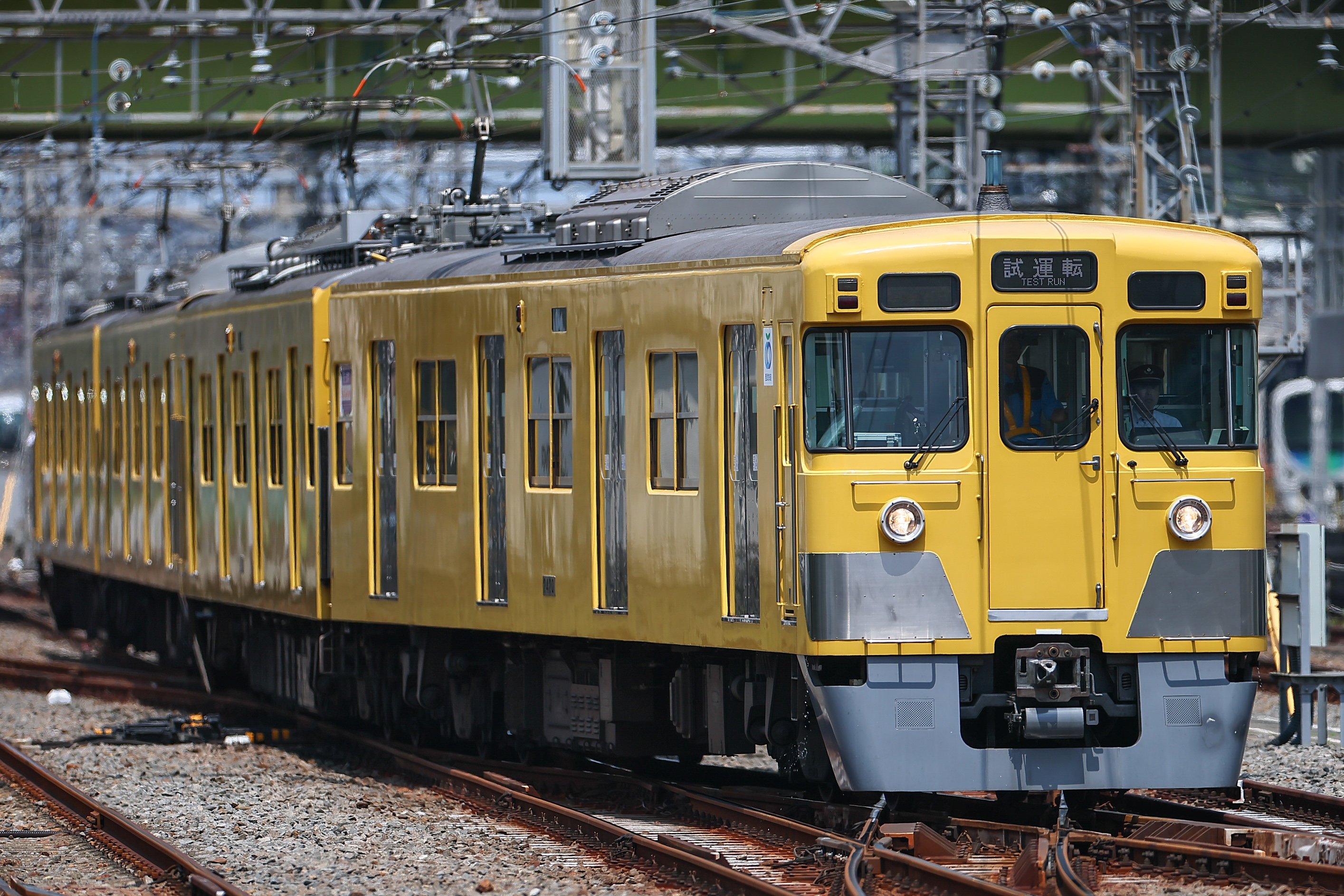 鉄道部品】西武2000系 2197 車号板