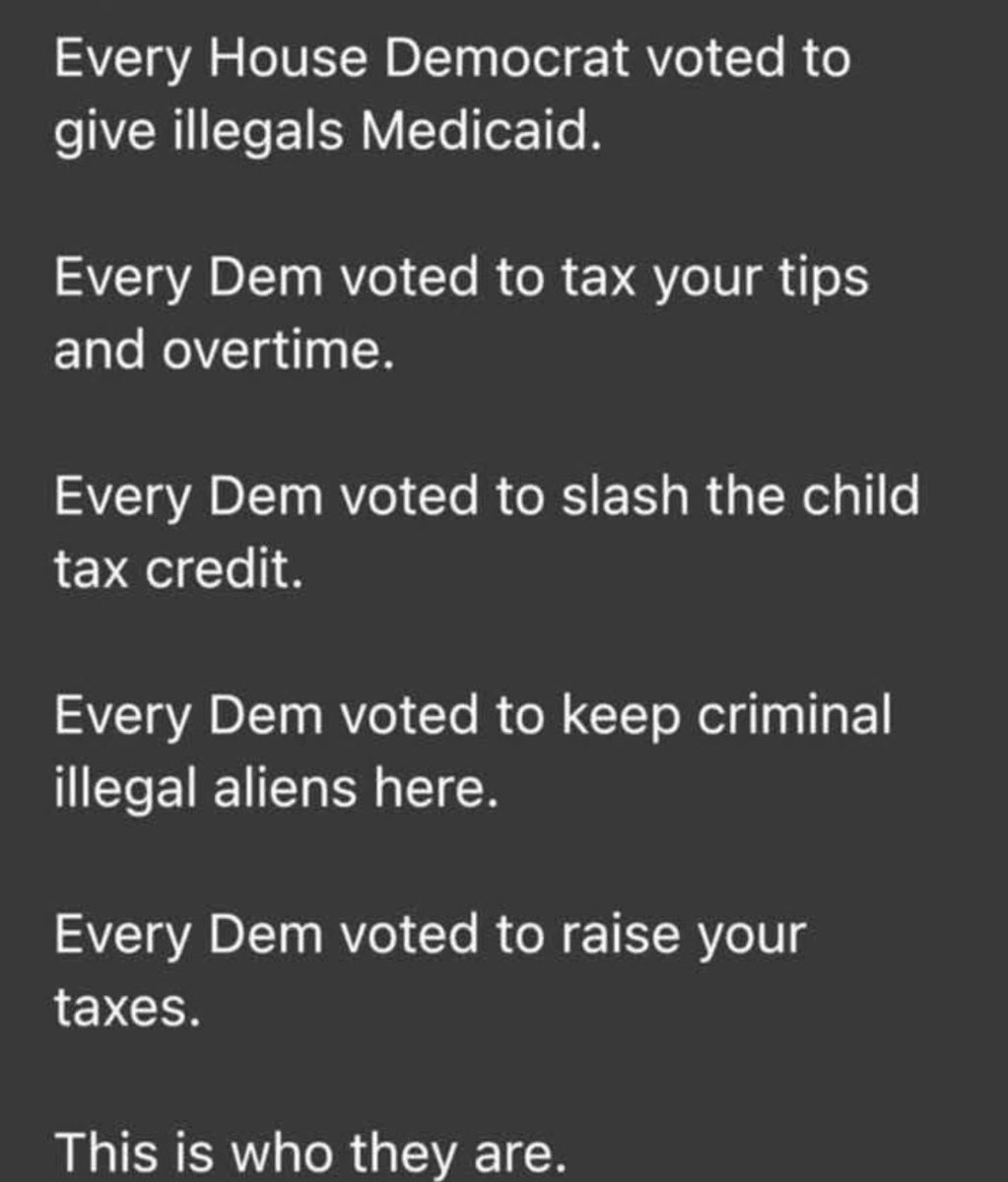 Never Forget Democrats aren’t for We The People.