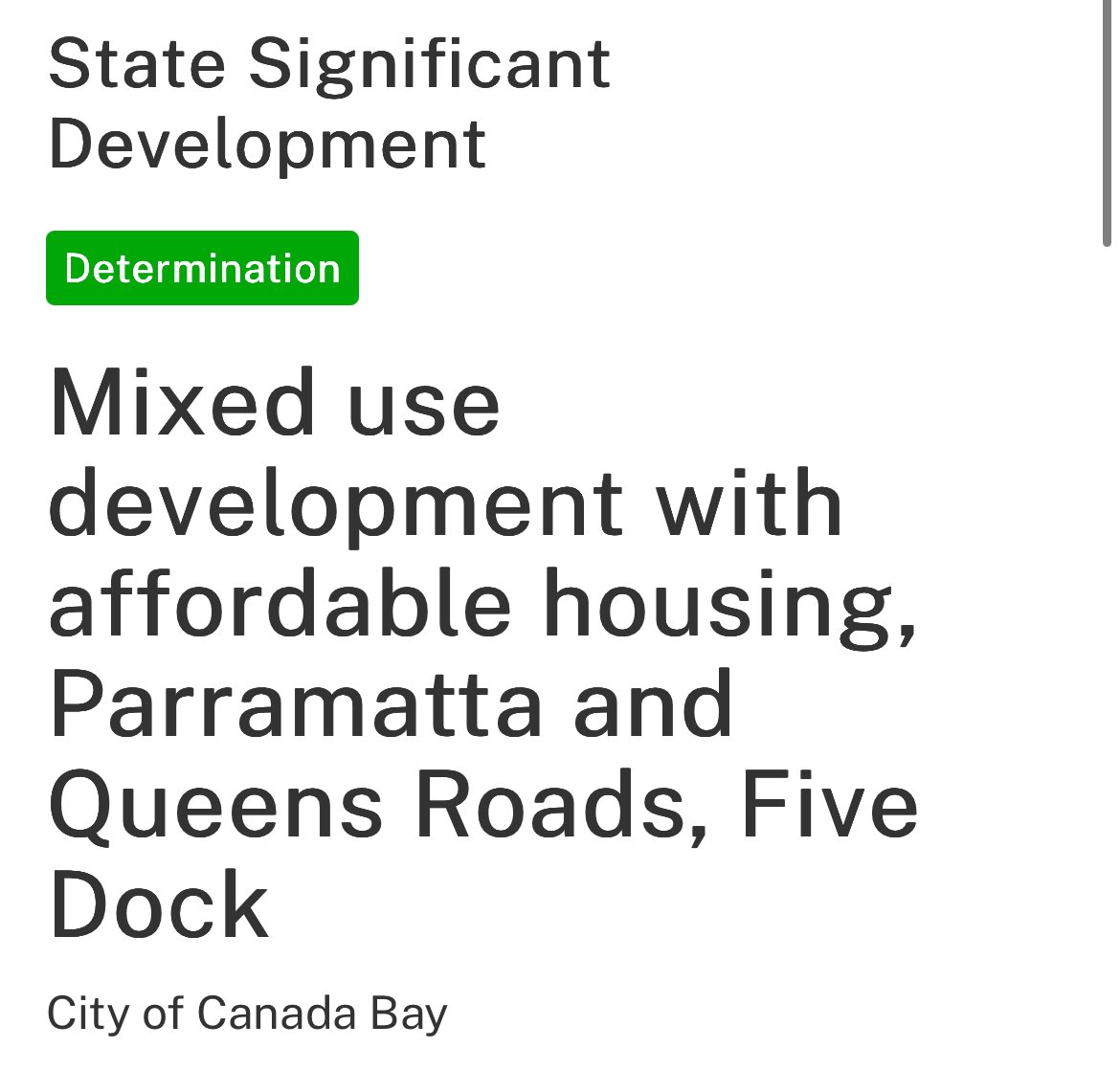 The state government has approved 1185 apartments with 219 affordable in Five Dock, over Canada Bay council’s loud protests. 🎯