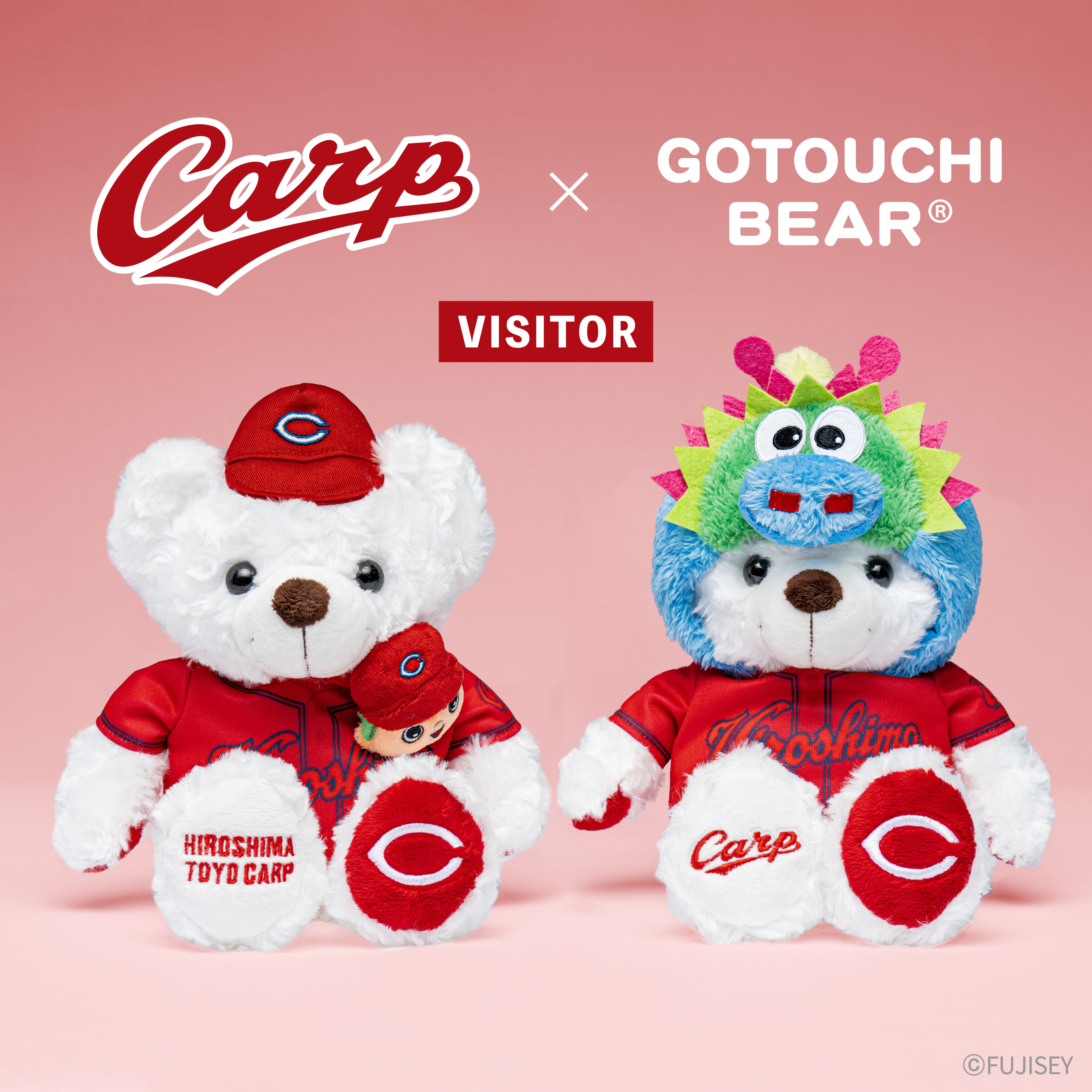 新品☆ご当地ベア☆サンフレッチェ広島 ☆クマぬいぐるみペア