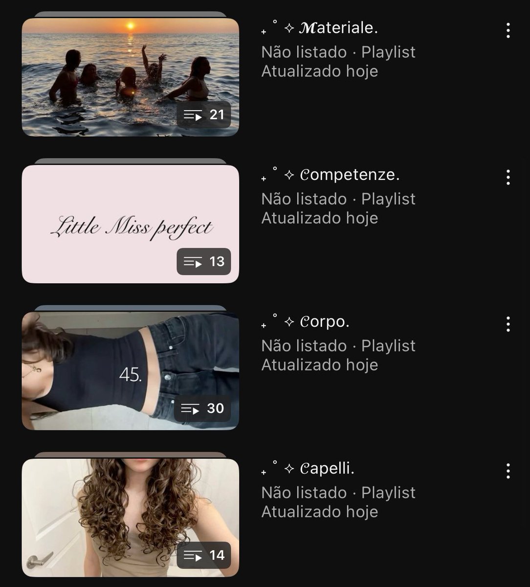 tarotmarce's tweet photo. organizei minhas playlists 🤓 https://t.co/zLSG1OopFN