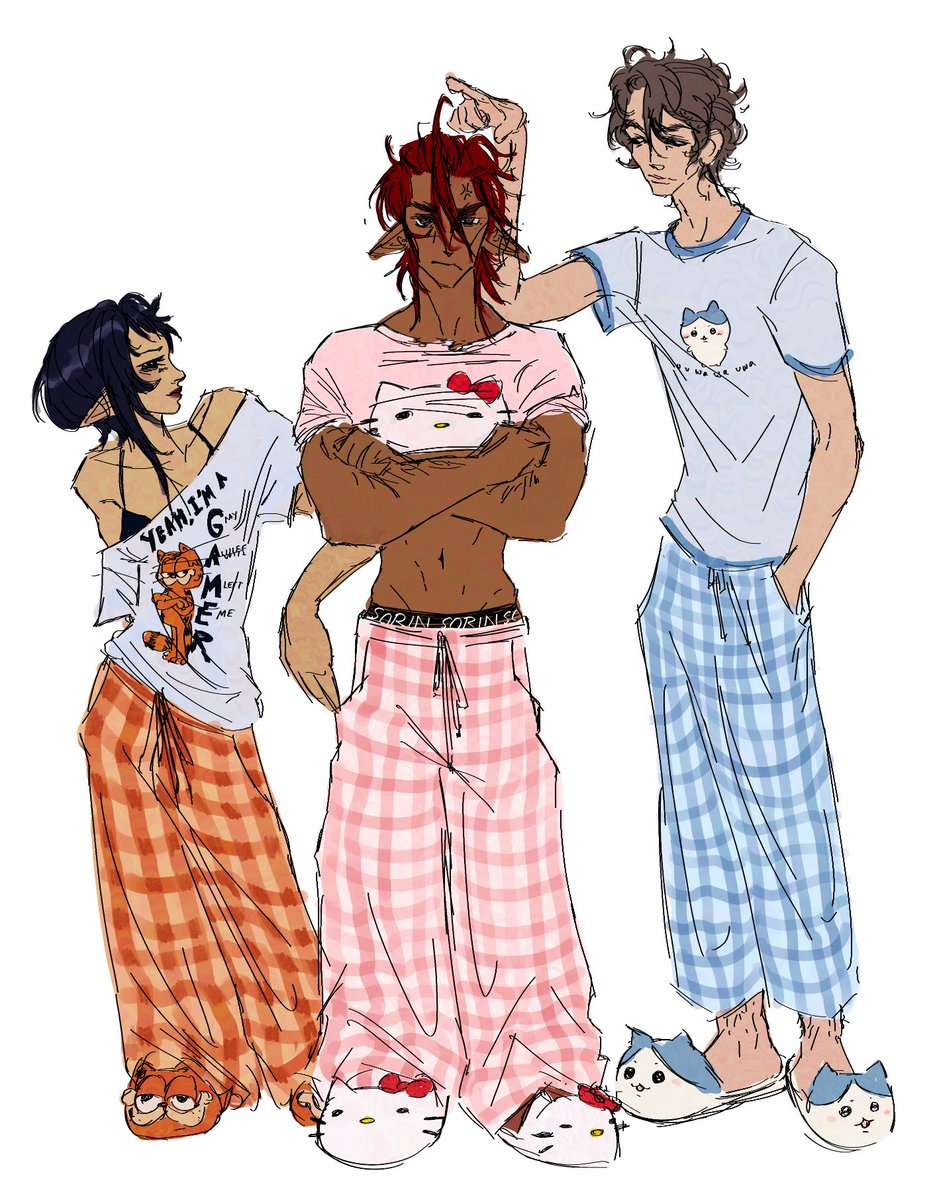 zhuemiart's tweet image. stupid oc doodle