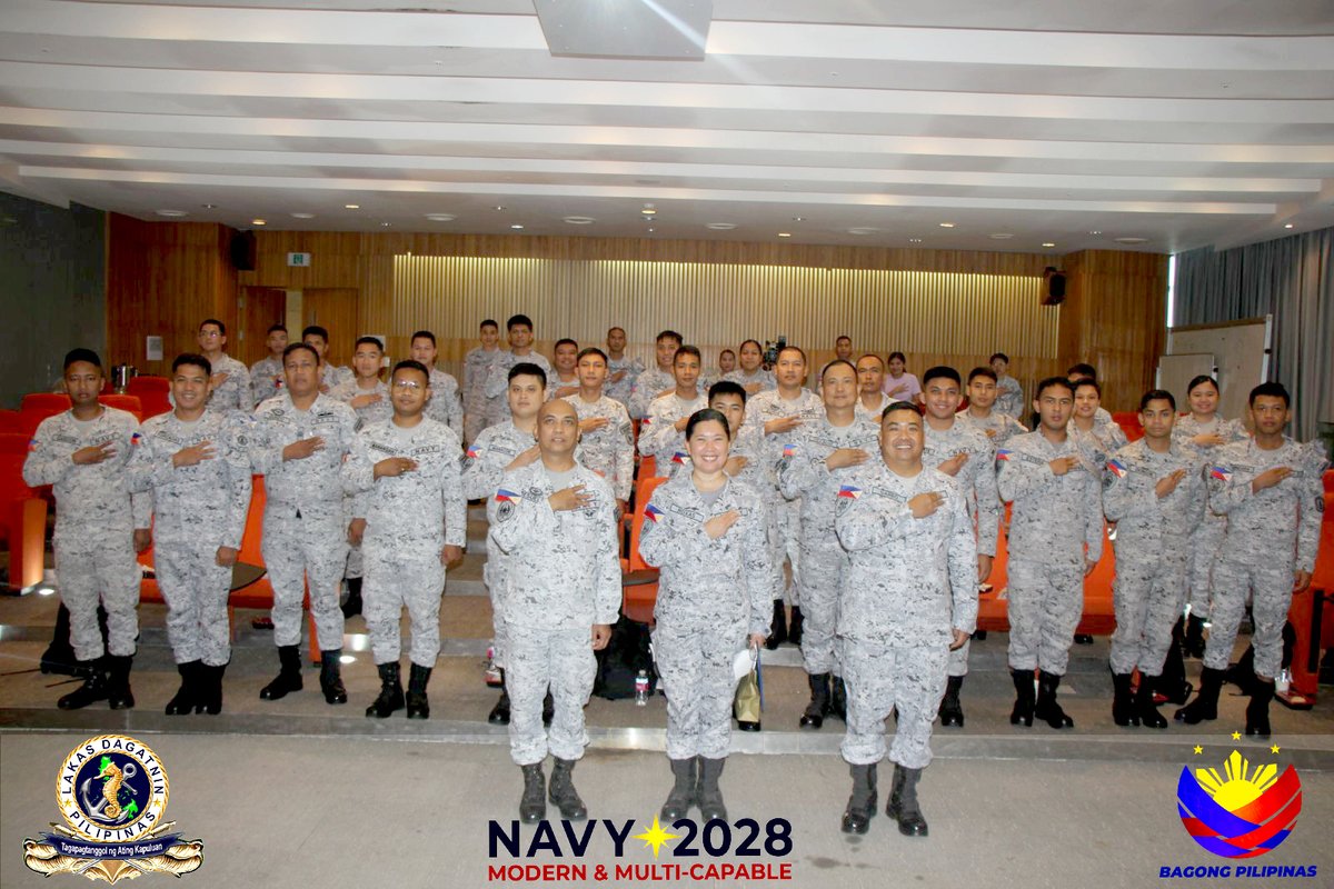 Philippine Fleet conducts 1st semester StratCom Seminar 2025

See full report here:
facebook.com/share/p/15pnu4…

#PhilFleetVanguardofOurSeas
#ModernandMultiCapablePHNavy
#OneAFPOnePhilippines
#StrongAFPStrongPhilippines
#AFPyoucanTRUST 
#SundaloSalamatSaSerbisyo