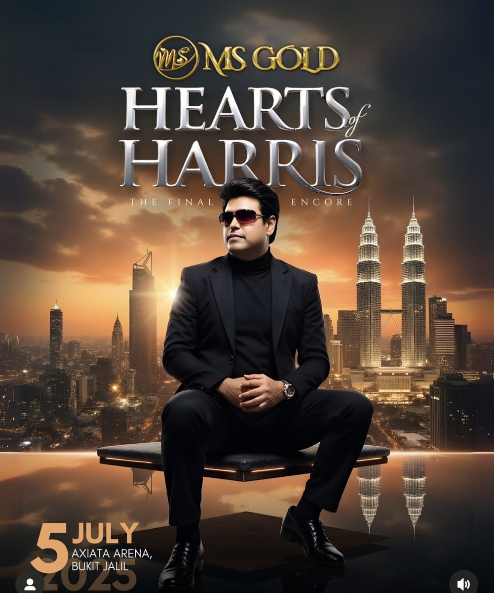 harraenya's tweet photo. ‼️Hii I’m letting go 5 GOLD ZONE COMBO tickets for Harris Jayaraj and Vijay Antony concert (5th and 6th July 2025). Price is reduced and can nego too 😊🙏🏻 pm for more details 
#HarrisJayaraj #Vijayantony #heartsofharris #vijayantony2.0 #MalikStreams https://t.co/Uxu1XobmZk