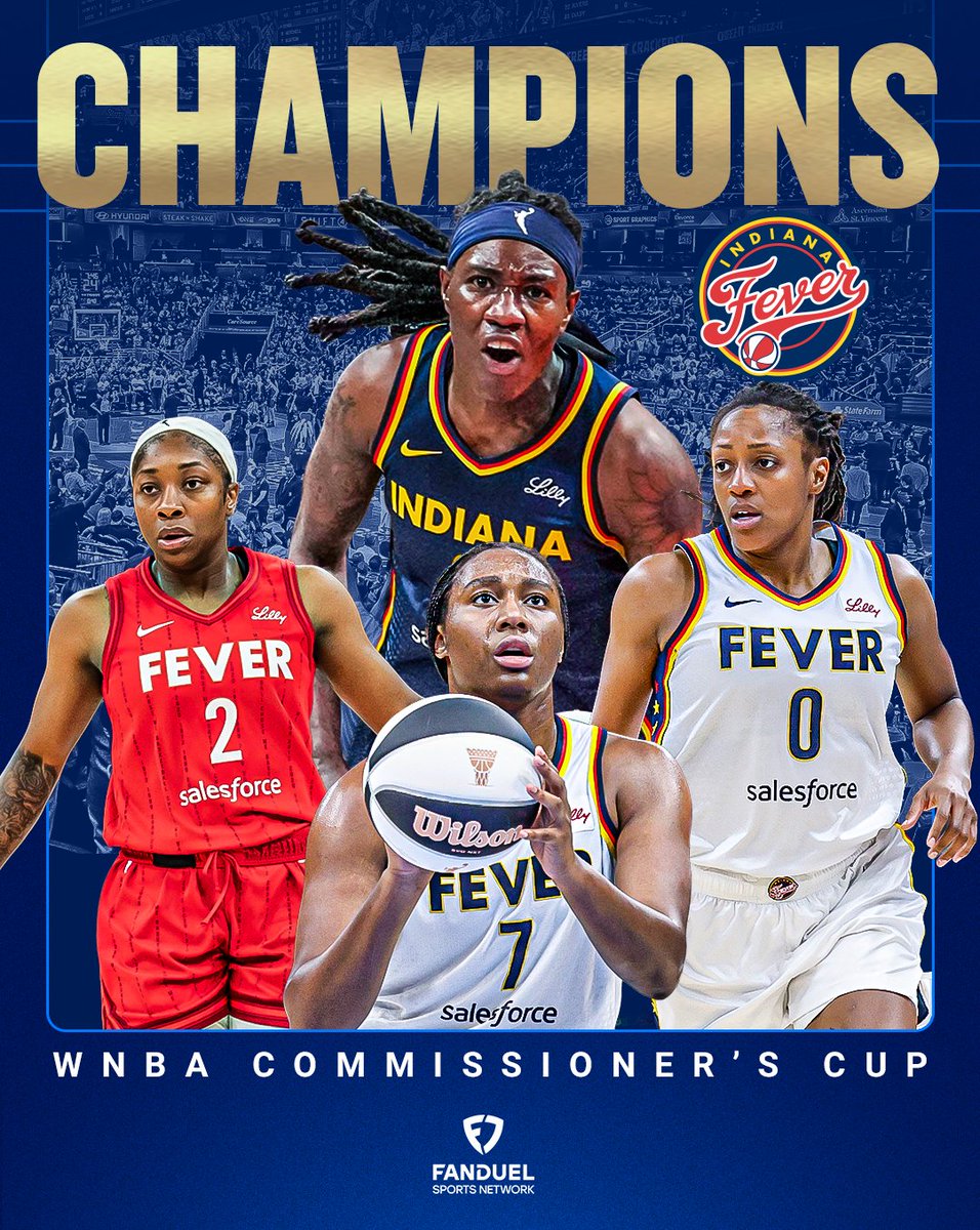 Crowned Champions! 🏆

The Indiana Fever seize their first <a href="/WNBA/">WNBA</a> Commissioner’s Cup.

#NowYouKnow