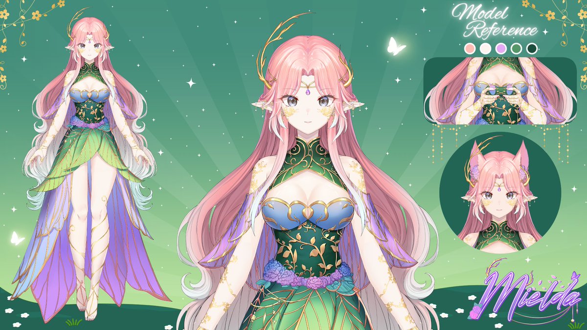 And done! Honestly was expecting this process to take longer than it did hahaha
So happy for all the positive reception to my 2.0 and I can't wait to show you all what I've been working on during the debut on the 19th!
Thanks again to my amazing model mama <a href="/NullasArt/">Szeki@comms open</a> for her work
