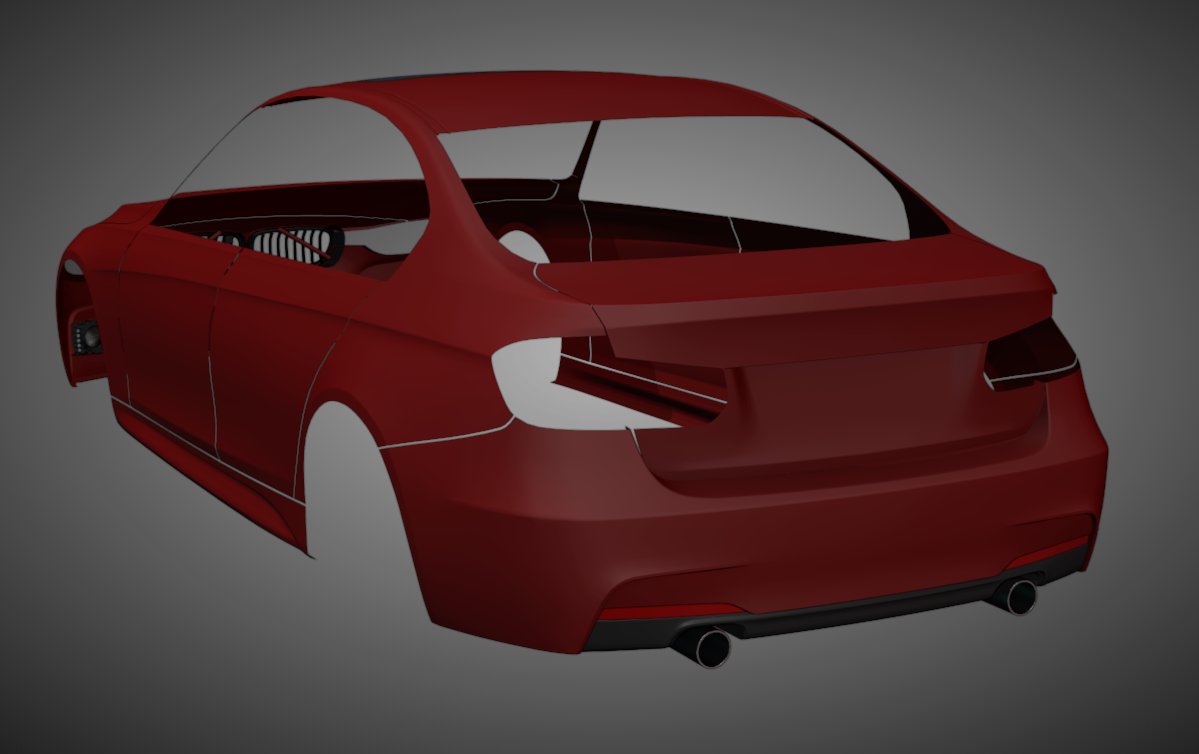 whole lotta reddd #blender3d #blender #b3d #bmw #f30 #3dcgi #robloxdev